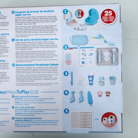 NEW Melissa & Doug Dentist Dental Pretend Play Teeth Set 25-piece Includes set o - Picture 12 of 15